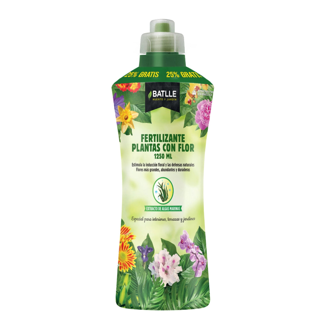 fertilizante plantas con flor